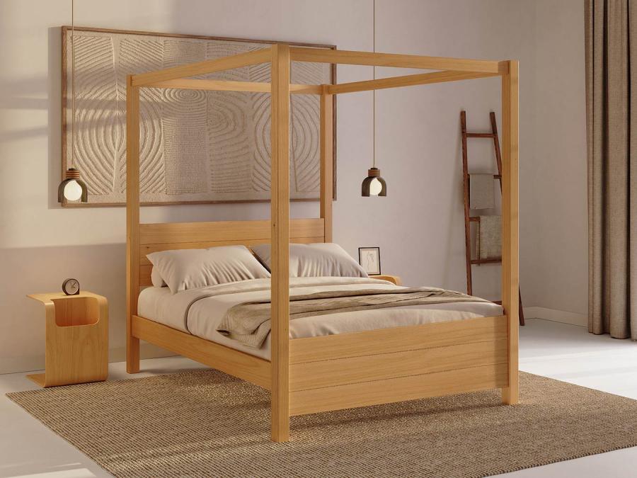 summer four poster bed solid beech