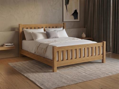 Lit bas en chêne Bradgate par Get Laid Beds