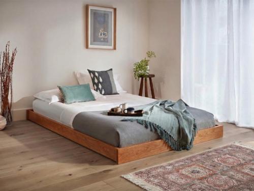 Low Enkel Platform Bed (No Headboard) Cherry