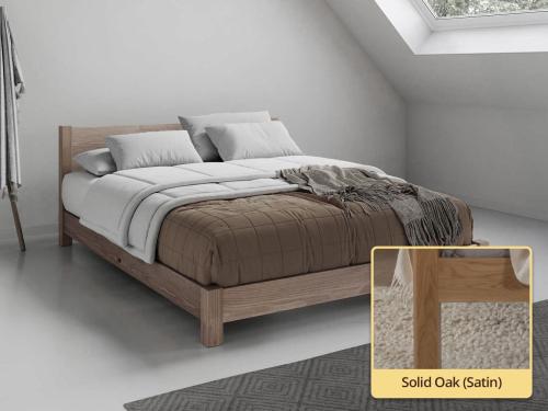 solid oak japanese low bed tokyo design by get laid beds