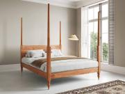 moroccan wooden bed frame in cinnamon by get laid beds