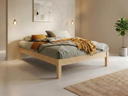 Platform Bed (No Headboard / Space Saver) ash