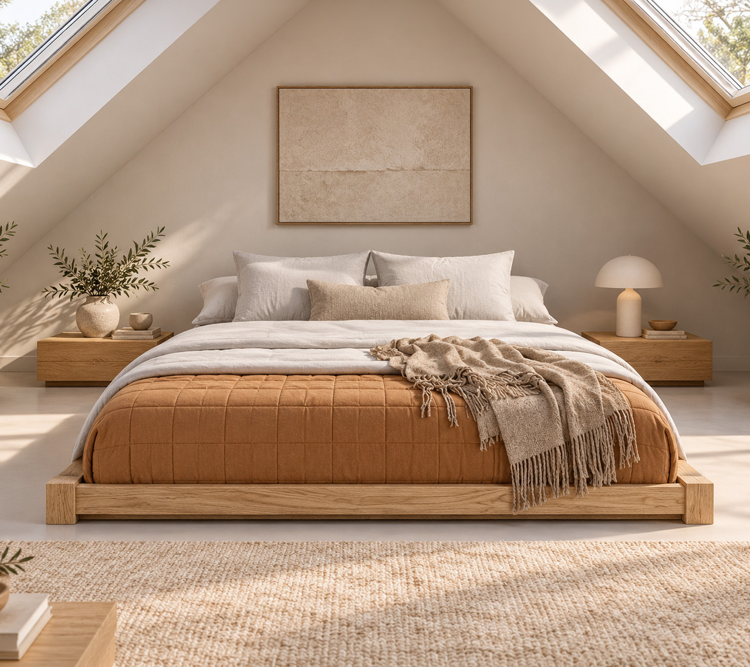 design de chambre mansardée Transformer les angles
