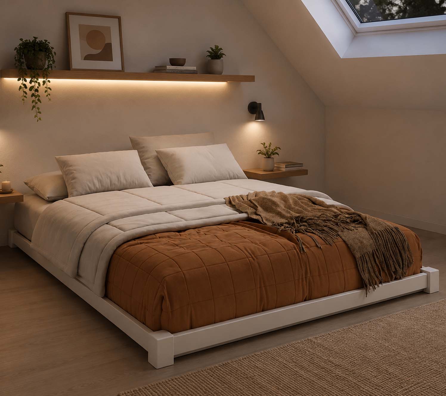 idées de design pour petite chambre : repenser l'espace de chevet